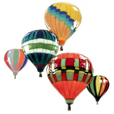 Balloons In Flight Wall Art Decor Sculpture by Bovano of Cheshire #W681   252462477555